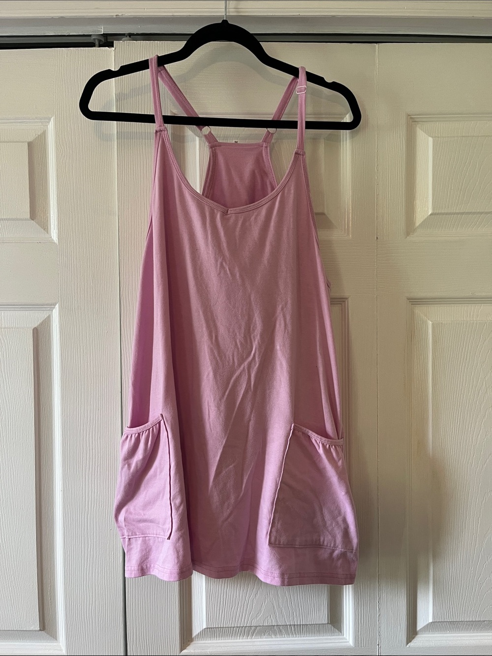 Women's athletic dress with built in shorts